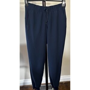 Lululemon On The Fly Woven Navy Jogger